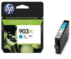 „Tusz HP 903XL“ didelės talpos žydro spalvos originali rašalo kasetė