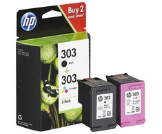 HP 303 juoda + spalva 3YM92AE