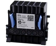 Hewlett Packard (HP) HP 727 Cyan/Magenta/Geltona/Juodas Printhead, for HP Designjet T920,T1500,T2500 series