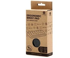 Powerton ERGO DARK EDITION Kilimėlis pod nadgarstek su pianką memory, juoda
