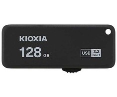 Kioxia USB flash disk, USB 3.0, 128GB, Yamabiko U365, Yamabiko U365, juoda, LU365K128GG4