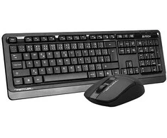 A4Tech FG1012S Rinkinys klaviatūra CZ, juoda su belaide optine pele, 2.4 [Ghz]