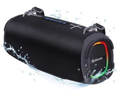 Kompiuterio kolonėlės Defender głośnik BEATBOX 80, Li-Ion, 2.1, 80W, juoda, garsumo valdymas, przenośny, neperšlampamas, zintegrowana baterija, 40Hz~20k
