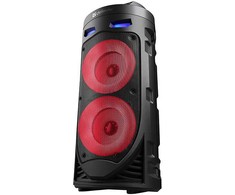 Kompiuterio kolonėlės Defender Nešiojama kolonėlė CRASHBOOM Bluetooth 16W MP3/FM/SD/USB/AUX/TWS/LED/MIC/LCD KARAOKE juoda + mikrofon + pilot