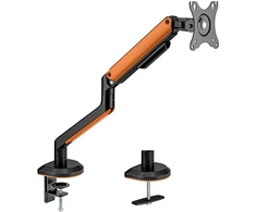 Laikiklis Powerton ERGO VISTA Regulowany uchwyt na monitorius, juoda, 2-9KG, zacisk, 17"- 32", 75x75/100x100
