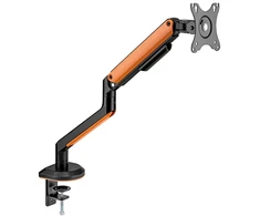 Laikiklis Powerton ERGO VISTA Regulowany uchwyt na monitorius, juoda, 2-9KG, zacisk, 17"- 32", 75x75/100x100