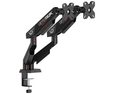 Laikiklis ULTRADESK SWORD Double Regulowany uchwyt na 2 monitory, juoda, 2x12KG, 17"-40"