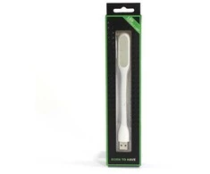 Lampka dla notebooka, gumowe, balta, USB, LED, EOL