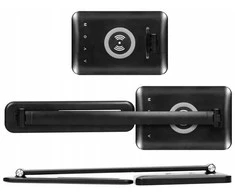 Orno ISIYO LED 7W Stalinė lempa su indukciniu įkrovikliu ir USB, 390lm, 3000-4000-6000K, spalvos temperatūros keitimas ir pritemdymas, juoda