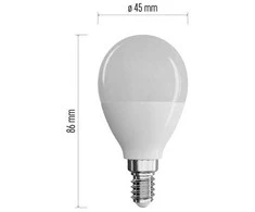 LED lemputė EMOS Lighting E14, 220-240V, 7.3W, 806lm, 2700k, šiltai balta, 30000h, Classic 86x45x45 mm