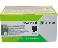 Lexmark Corporate | 74C2HKE | lazerinis Toneris Cartridge | Juodas