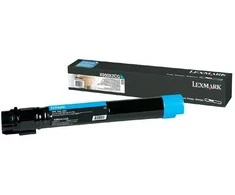 Lexmark X950X2CG | X95x Cyan Extra High Yield dažų kasetė (22K) | Kasetė | Žydra spalva