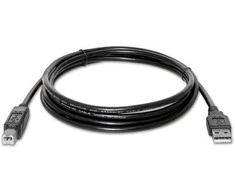 Logotipas USB kabelis (2.0), USB A M - USB B (M), 1.8m