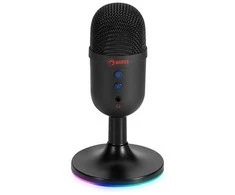 Marvo MIC-06 RGB juodas laidinis mikrofonas |USB