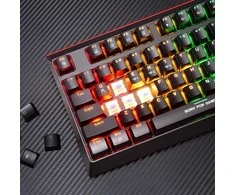 Marvo KG962W Hecate 61WR Trijų režimų žaidimų klaviatūra |Raudona Switch
