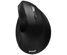 Marvo HIPO Bevielė pelė, juoda, 1600DPI