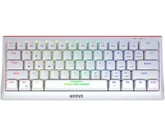 Klaviatūra Marvo KG962 RGB (Balta)