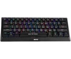Klaviatūra Klav.Marvo KG962 juodas RGB Raudona 60%