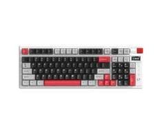 Belaidė mechaninė klaviatūra MarvoTech Monka Storm KG991W su RGB | US išdėstymas, Jixian Blue perjungikliai