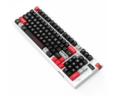 Belaidė mechaninė klaviatūra MarvoTech Monka Storm KG991W su RGB | US išdėstymas, Jixian Blue perjungikliai