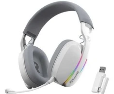 Marvo Pulz 70W WH belaidės žaidimų RGB ausinės (Baltos)