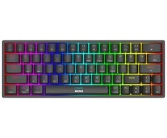 MARVO KG955 Shogo 63 RGB Laidinė žaidimų klaviatūra | USB-C | Juoda, 60%