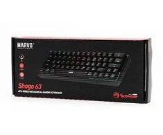 MARVO KG955 Shogo 63 RGB Laidinė žaidimų klaviatūra | USB-C | Juoda, 60%