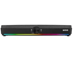 Namų kino sistema Marvo Soundbar Soundbar SG-286, 2.0, 10W, juoda, garsumo valdiklis, RGB apšvietimas, USB / Bluetooth, 60Hz-20kHz