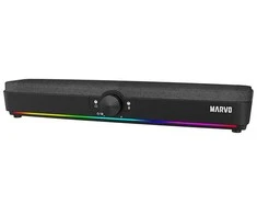 Namų kino sistema Marvo Soundbar Soundbar SG-286, 2.0, 10W, juoda, garsumo valdiklis, RGB apšvietimas, USB / Bluetooth, 60Hz-20kHz