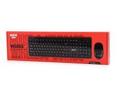 Klaviatūra+pel.Wireless MARVO WS005 juoda