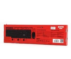 Klaviatūra+pel.Wireless MARVO WS005 juoda