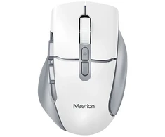 Meetion BTM001 Bevielė pelė, balta ir-pilka, 2400DPI