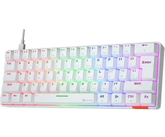 Meetion HESTIA klaviatūra su laidu (USB) US, balta mechaninė
