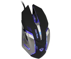 Meetion M915 Pelė su laidu, juoda, 2400DPI