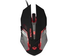 Meetion M915 Pelė su laidu, juoda, 2400DPI