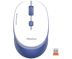 Meetion R571 Bevielė pelė, balta ir-mėlyna, 1600DPI