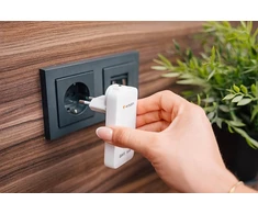 Verbatim, Įkroviklis Essentials Slim GaN USB-C1 PD 3.0 , USB-C2 PD 3.0, balta, 65W