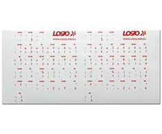 Klaviatūros lipdukai Klaviatūros logotipas, Raudon, čekų-slovakų, kaina už 1 vnt