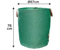 Verto Krepšys Daržo krepšys 270 l, 150 g/m2; PP; su standintu kraštu, 3 rankenomis, 67 x 76 cm