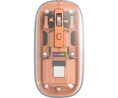 Oranžinis Marvo PRISM B10 Oranžinis Bevielė pelė, oranžinė, 1600DPI