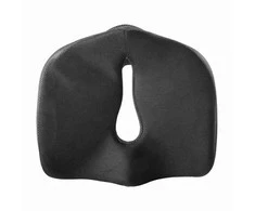 WP Ortopedinė pagalvėlė, slėgiui atsparus plastikinis galiukas, ergonomiška, juoda, Powerton
