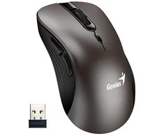 Genius Ergo 8100S Bevielė pelė, titanas, 1600DPI