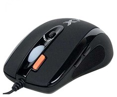 A4Tech X-710BK Pelė su laidu, juoda, 2000DPI