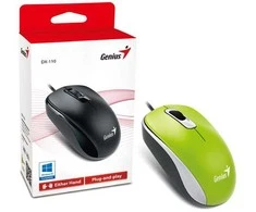Genius DX-110 Pelė su laidu, žalia, 1000DPI