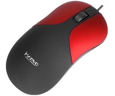 Marvo DMS002RD Pelė su laidu, juoda-raudona, 1200DPI