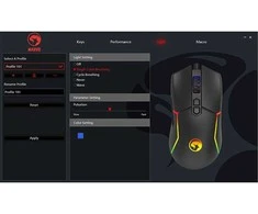 Marvo Pelė M655, 12000DPI, optinė, 7 klasė, laidinis USB, juoda, žaidimų, apšvietimas