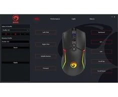 Marvo Pelė M655, 12000DPI, optinė, 7 klasė, laidinis USB, juoda, žaidimų, apšvietimas