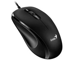 Genius DX-101 Pelė su laidu, juoda, 1200DPI