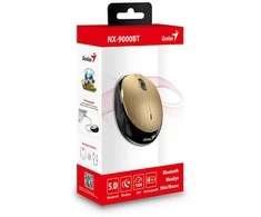 Genius NX-9000BT Pelė su laidu, auksinė, 1200DPI