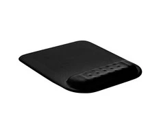 Powerton ERGO DARK EDITION Pelės kilimėlis i nadgarstek su pianką memory, juoda